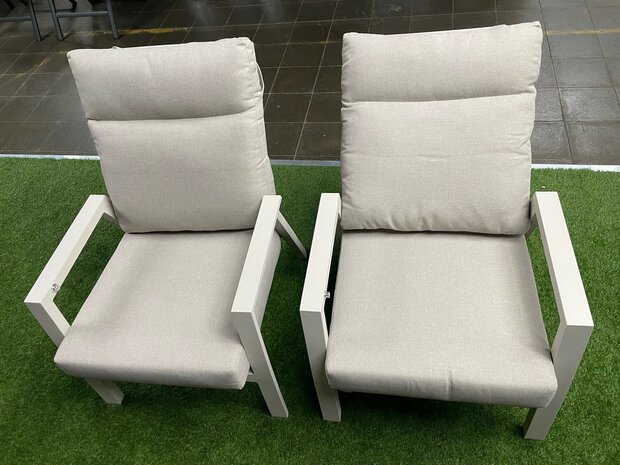 loungestoel ohio crema lesli living