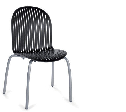 Ninfea kunststof tuinstoel voorzien van aluminium frame