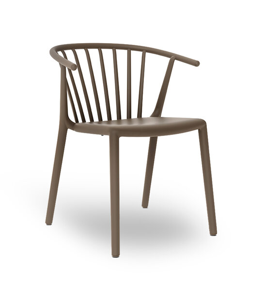 Resol Woody armstoel chocolate