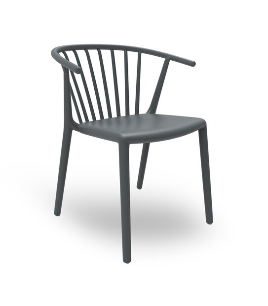 Resol Woody armstoel gris verdoso