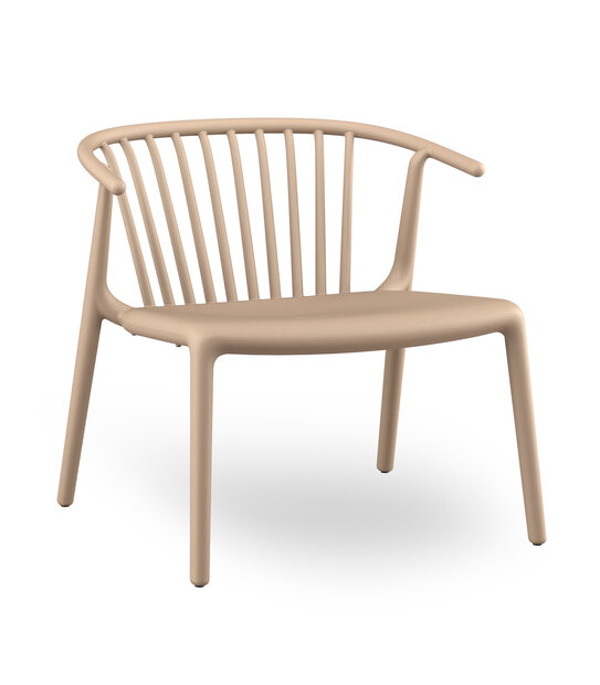 Resol Woody loungestoel Arena -  vol kunststof frame - voor binnen en buiten - UV bestendig