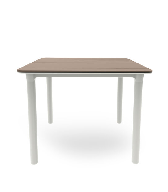 Resol Noa Kunststof Tuintafel 90x90 kleur: arena / wit