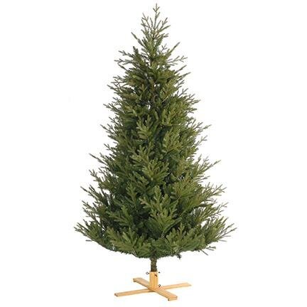 Our Nordic Christmas Arkansas - Kunstkerstboom - 243 cm - donkergroen - houten voet