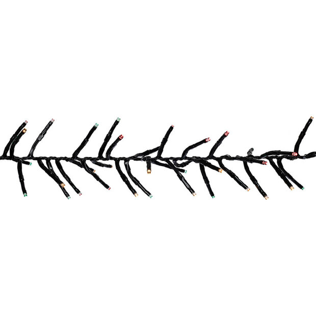 Super Cluster - Kerstverlichting - mini LED  - rood , groen en wit - IP44