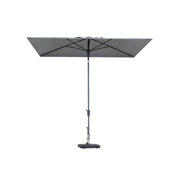 Madison Mikros - Staande Parasol - Rechthoekig - 2x3 meter - Licht Grijs