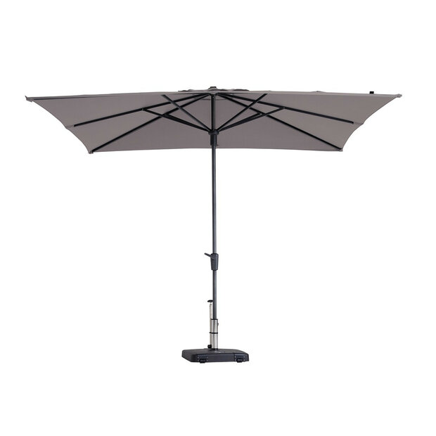Madison Syros Luxe - Staande Parasol - Vierkant 2.8 meter - Taupe
