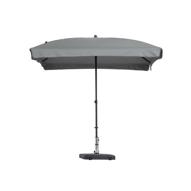 Madison Patmos - Staande Parasol - Rechthoekig 2,1x1,4 meter - Licht grijs