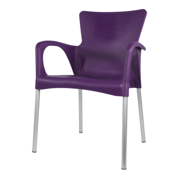 lesli living bella stapelstoel kunststof