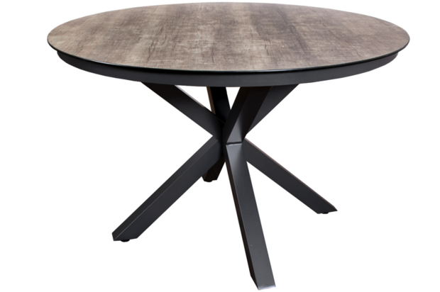SenS-Line Donna - Ronde tuintafel - 120 cm - HPL blad