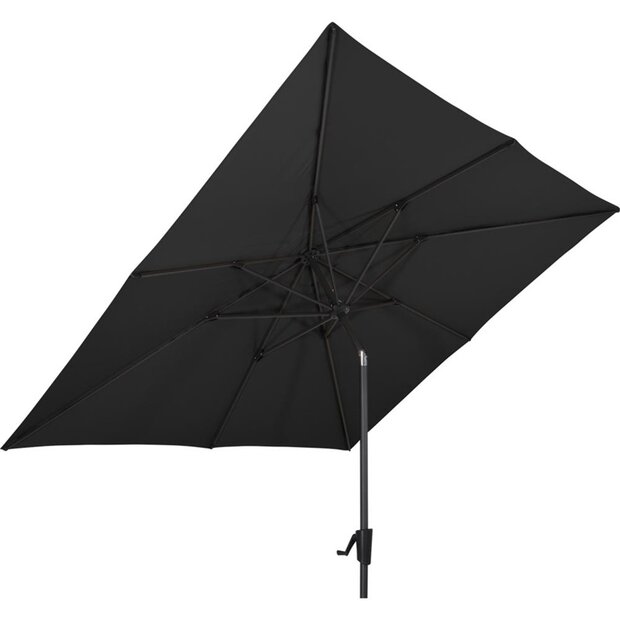 Lesli Living Libra - Staande Parasol - Vierkant 2.5 meter - Zwart