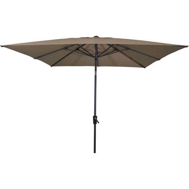 Lesli Living Libra - Staande Parasol - Vierkant 2.5 meter - Taupe