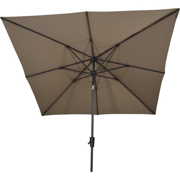 Lesli Living Libra - Staande Parasol - Vierkant 2.5 meter - Taupe