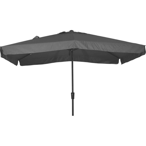 Lesli Living Libra - Staande Parasol -Opdraaimechanisme - Rechthoekig 2x3 meter - Grijs