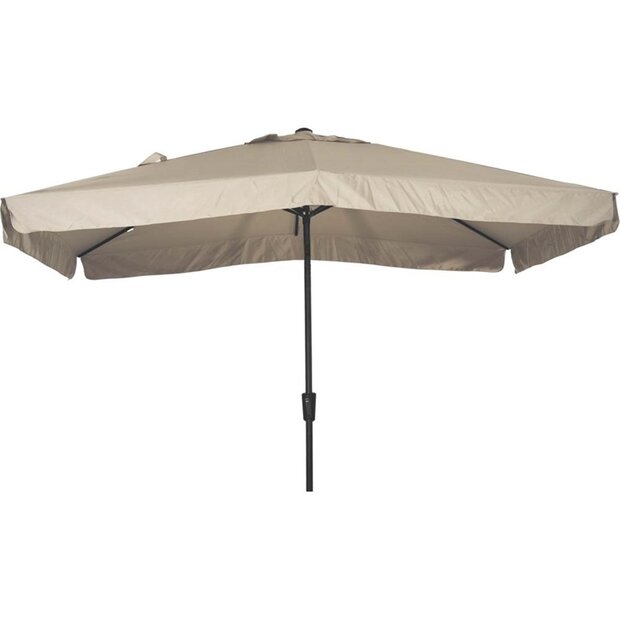 Lesli Living Libra - Staande Parasol -Opdraaimechanisme - Rechthoekig 2x3 meter - Ecru