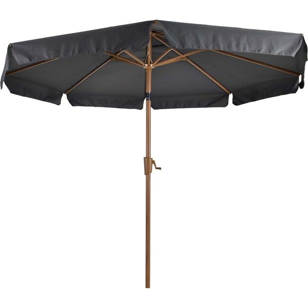Lesli Living Libra - Staande Parasol - Rond 3 meter - Houtlook - Zwart