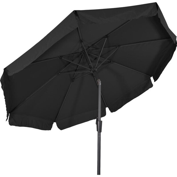 Lesli Living Libra - Staande Parasol - Rond 3 meter - Zwart