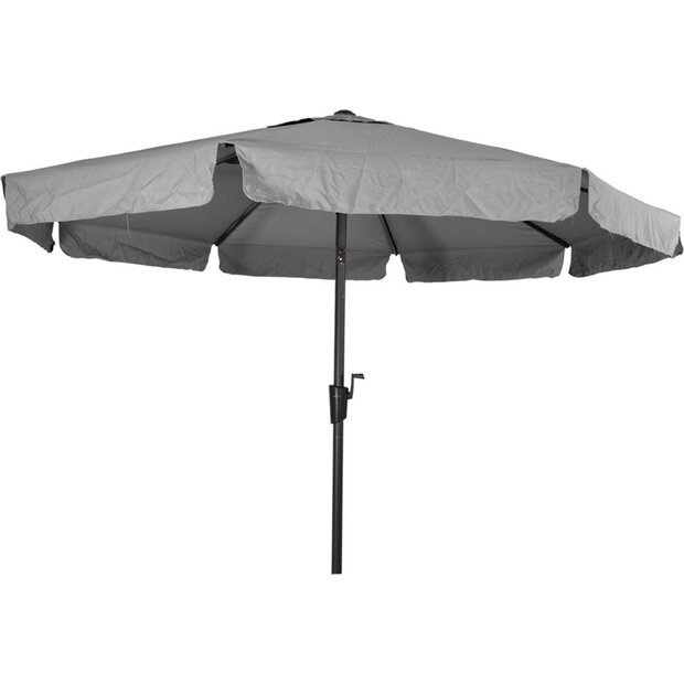 Lesli Living Libra - Staande Parasol -Opdraaimechanisme - Rond 3 meter - Grijs