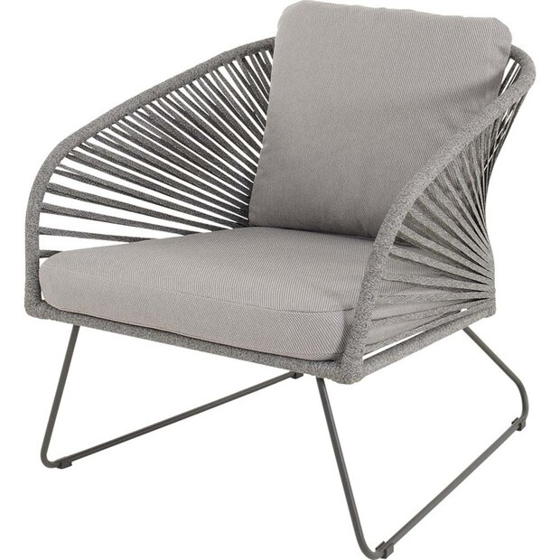 Lesli Living Izumi - Loungestoel - Grijs