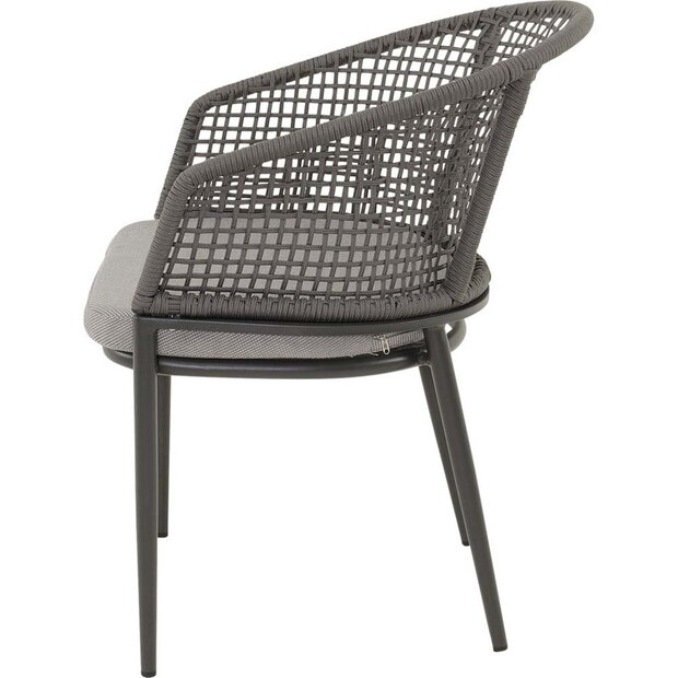 Lesli Living Kioto - Armstoel - Grijs