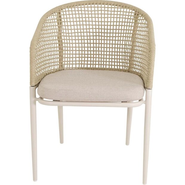 Lesli Living Kioto - Armstoel - Crema Beige