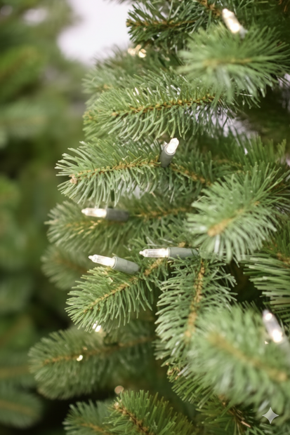 National Tree Company Bayberry - Kunstkerstboom -  228 cm - Leds - mix PE en PVC
