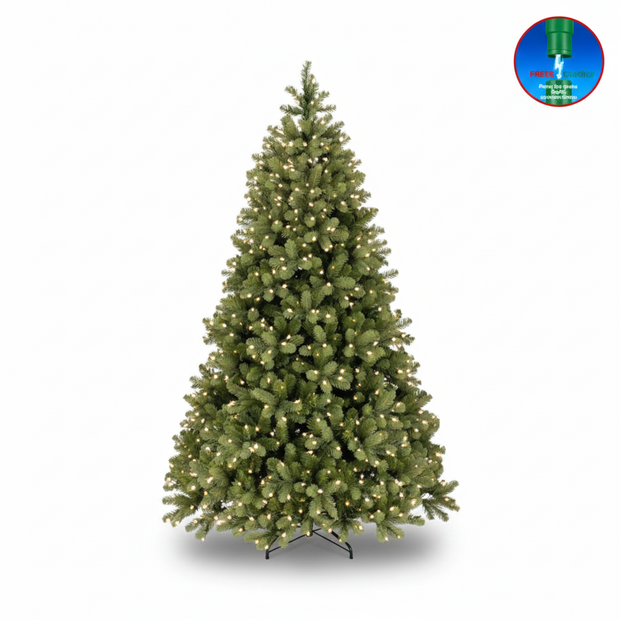 National Tree Company Bayberry - Kunstkerstboom - 243 cm - Leds - mix PE en PVC