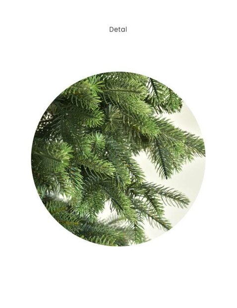 Oregon - Guirlande - 30 cm x 120 cm - mix PE - luxe volle kerstguirlande - Natuurlijke uitstraling