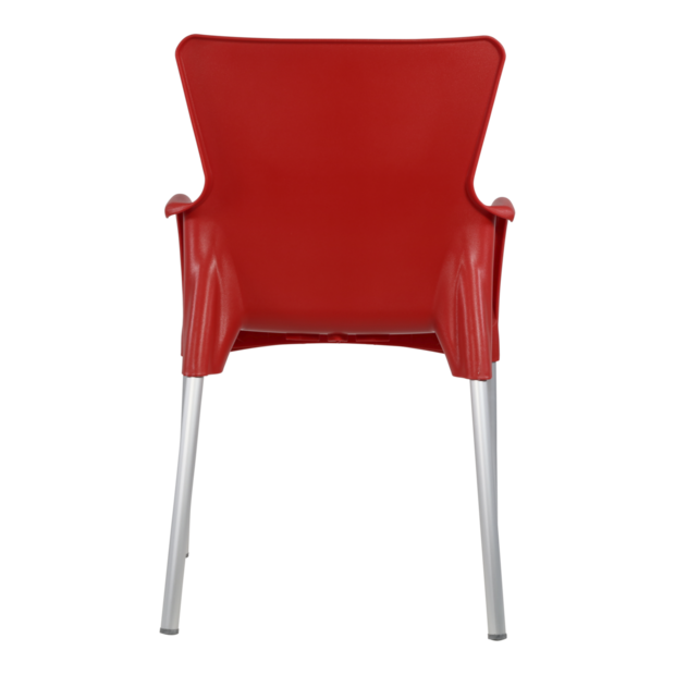 Bella stapelstoel van Lesli living rood