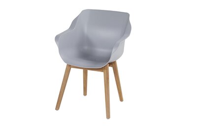 Hartman Sophie Teak Armchair, kleur: mighty grey