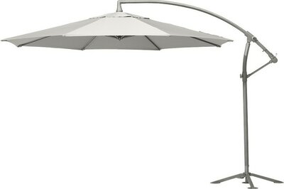 zweefparasol divano rond 3.3 meter, kleur: ecru