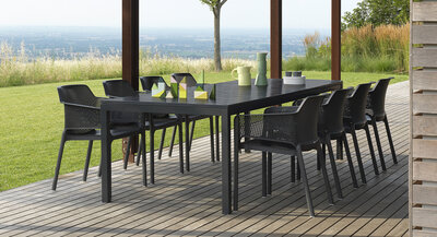Nardi Net tuinset met Rio uitschuiftafel