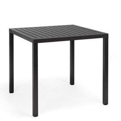 Nardi Cube 70 tafel een kunststof tuintafel vierkant 70 cm, kleur: antraciet
