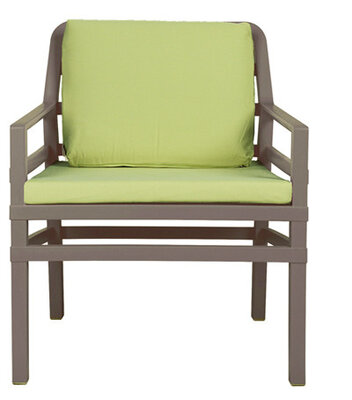 Nardi Aria Kunststof Loungestoel kleur: tortora/lime