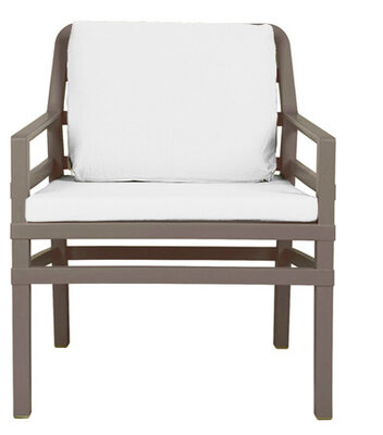 Nardi Aria Kunststof Loungestoel kleur: tortora/wit