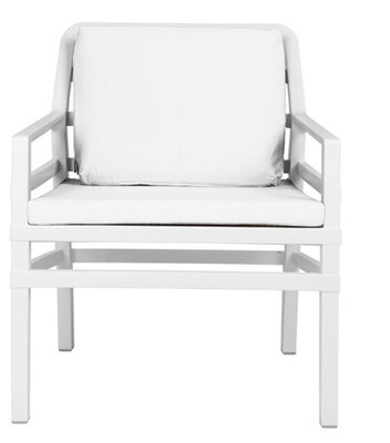 Nardi Aria Kunststof Loungestoel kleur: wit/wit