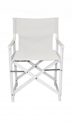 Boss kunststof regisseursstoel kleur: wit/wit