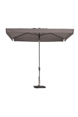 Patmos rechthoekige parasol 2,1x1,4 meter van madison topline kleur: taupe