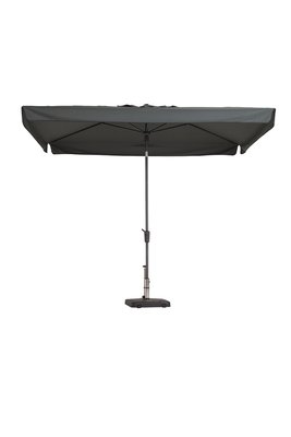 Patmos rechthoekige parasol 2,1x1,4 meter van madison topline kleur: grijs
