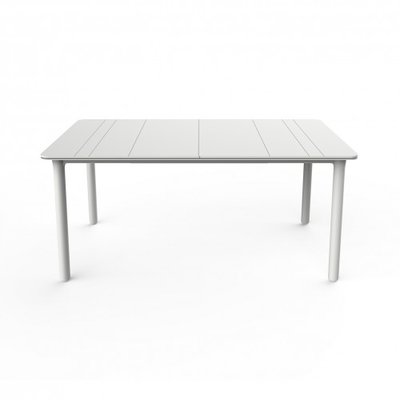 Resol Kunststof Tuintafel Noa 160x90 cm, kleur: wit