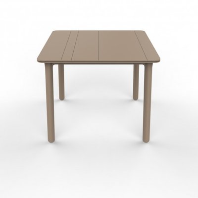 Resol Kunststof Tuintafel Noa 90x90 cm, kleur: taupe