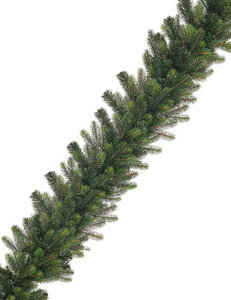 Oregon - Guirlande - 30 cm x 270 cm - mix PE - luxe volle kerstguirlande - Natuurlijke uitstraling