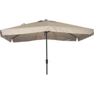 Lesli Living Libra - Staande Parasol -Opdraaimechanisme - Rechthoekig 2x3 meter - Ecru