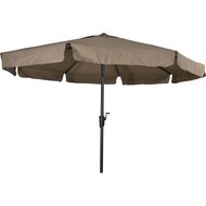 Lesli Living Libra - Staande Parasol -Opdraaimechanisme - Rond 3 meter - Taupe