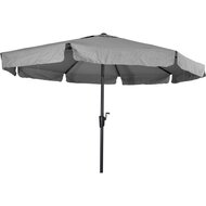 Lesli Living Libra - Staande Parasol -Opdraaimechanisme - Rond 3 meter - Grijs