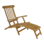 Teak deckchair verstelbare rugleuning