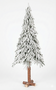 Alpine - Kunstkerstboom - 150 cm - Voorzien van Sneeuw - Natuurlijke stam