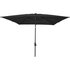 Lesli Living Libra - Staande Parasol - Vierkant 2.5 meter - Zwart