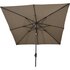 Lesli Living Libra - Staande Parasol - Vierkant 2.5 meter - Taupe_