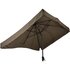 Lesli Living Libra - Staande Parasol -Opdraaimechanisme - Rechthoekig 2x3 meter - Taupe_