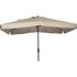 Lesli Living Libra - Staande Parasol -Opdraaimechanisme - Rechthoekig 2x3 meter - Ecru